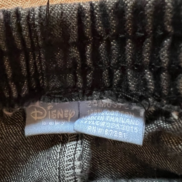 Disney Baby Boy pull on black jeans, flannel pajama bottoms & short sleeve tee - Picture 4 of 7